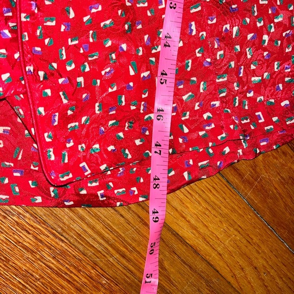 Victorias Secret red robe holiday tie front lingerie christmas medium large M/L - Picture 6 of 9